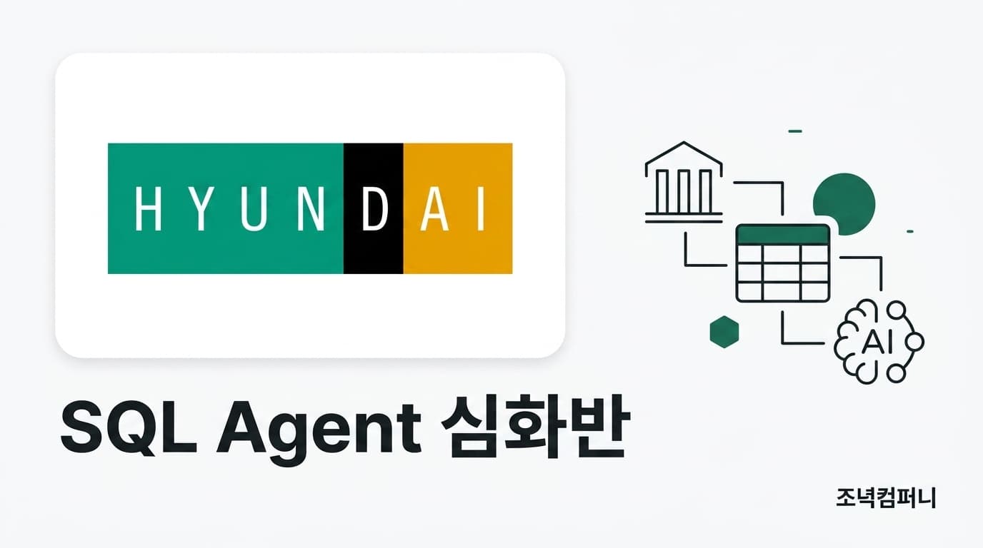 현대백화점 인재개발원 — SQL Agent와 함께 일하는 SQL 심화 교육