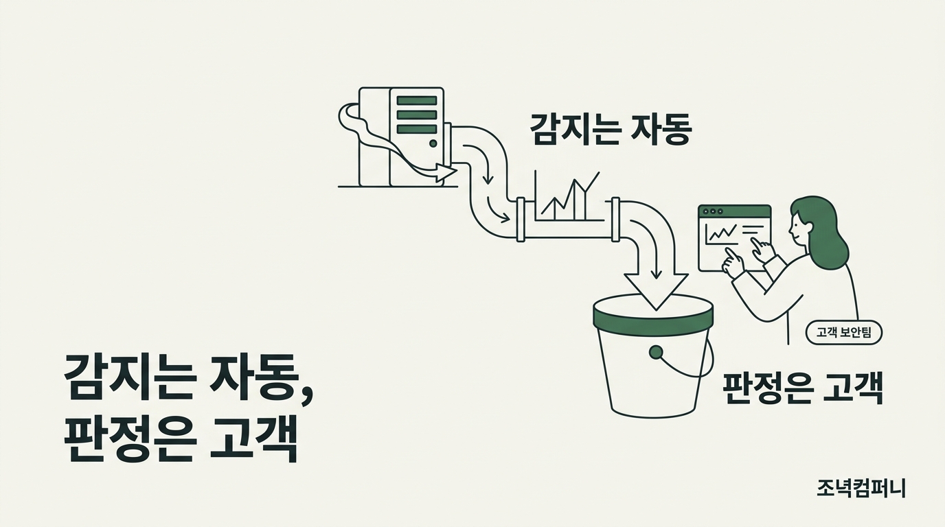 안전장치의 주소가 벤더 서버에서 고객의 버킷으로 바뀌었다