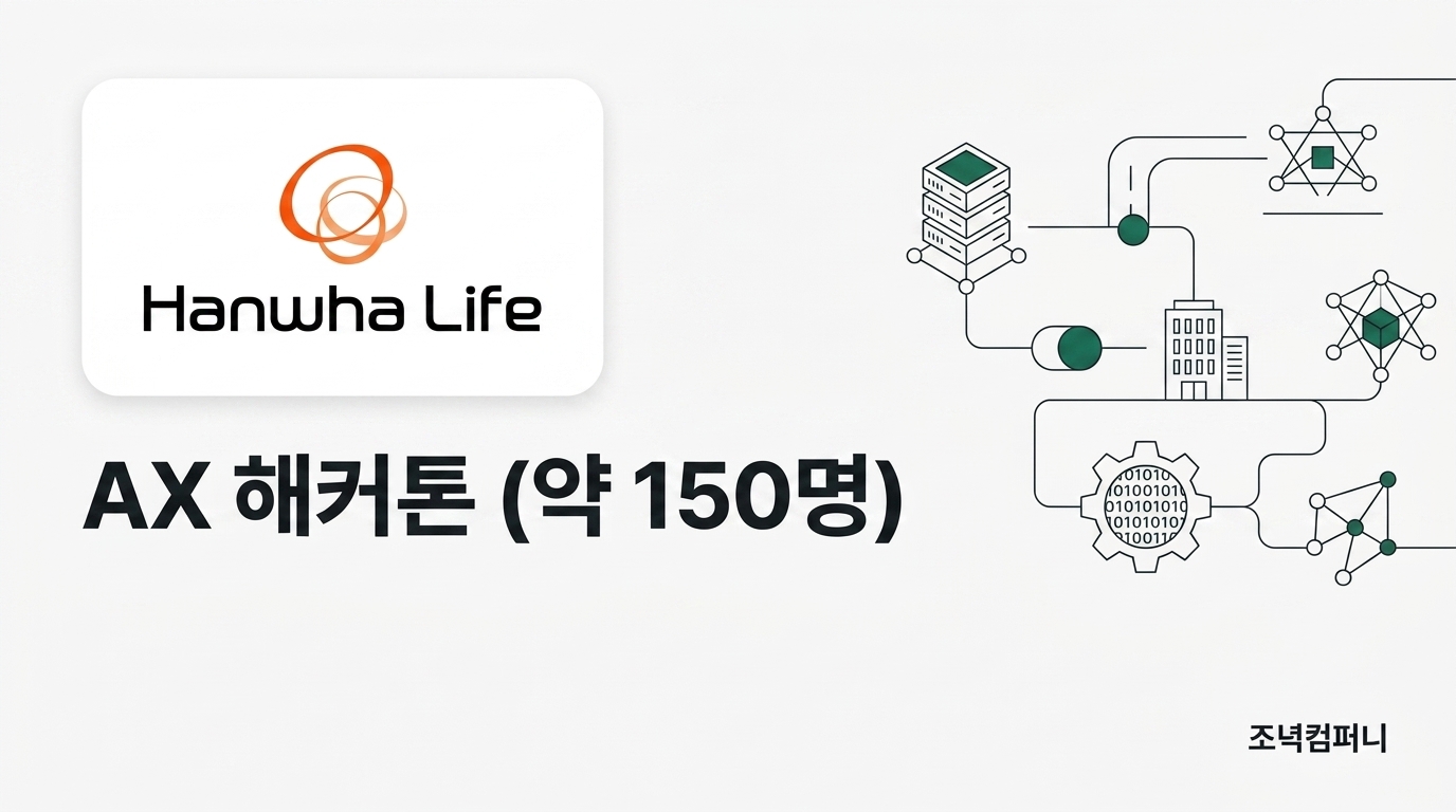 한화생명 AX 해커톤 (약 150명)